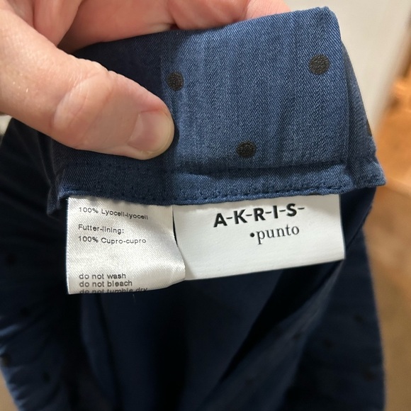 Akris Punto Mike Pant Trouser Size 4 Split Hem - Picture 9 of 13